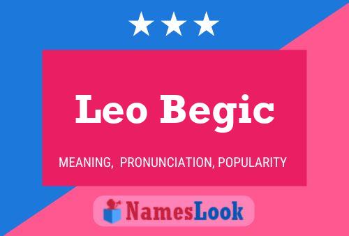 Leo Begic 名字海报