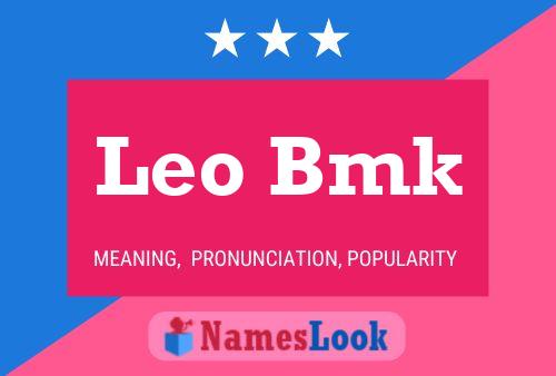 Leo Bmk 名字海报