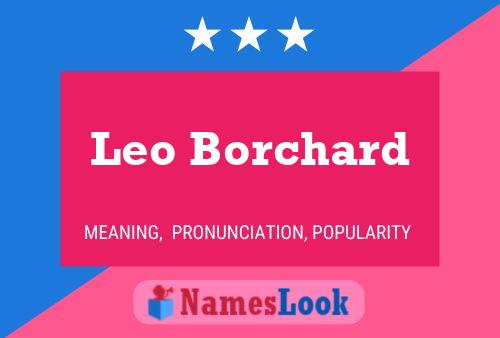 Leo Borchard 名字海报