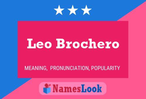 Leo Brochero 名字海报