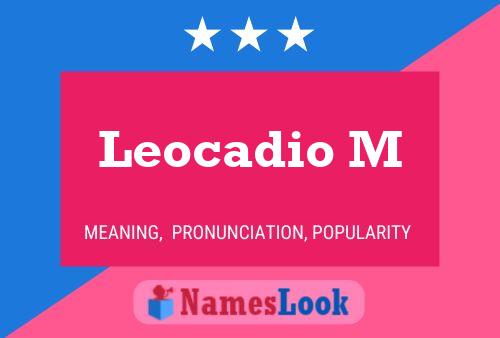 Leocadio M 名字海报