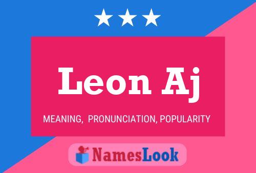 Leon Aj 名字海报