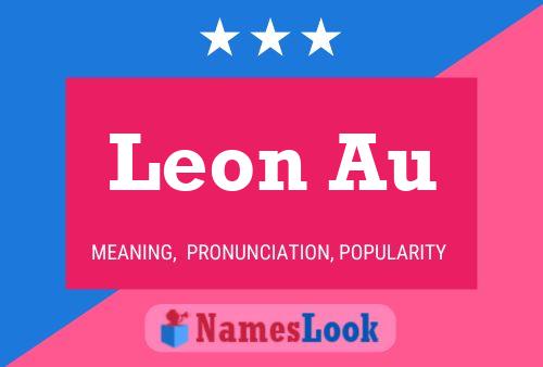 Leon Au 名字海报