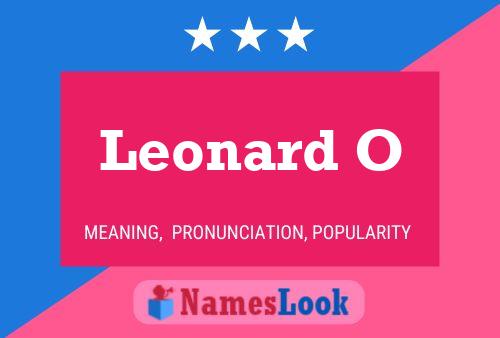 Leonard O 名字海报