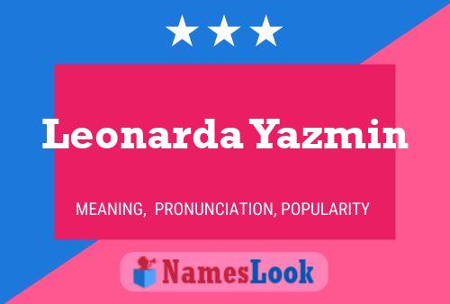 Leonarda Yazmin 名字海报