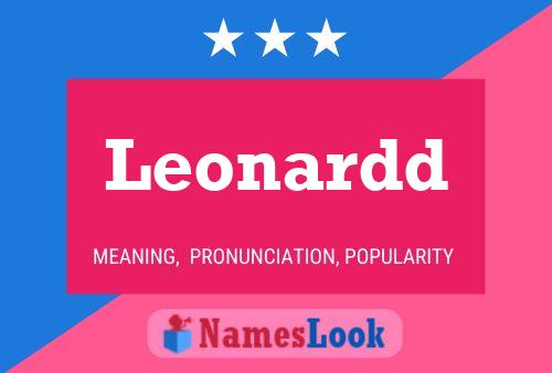 Leonardd 名字海报