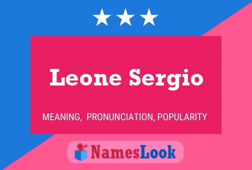 Leone Sergio 名字海报