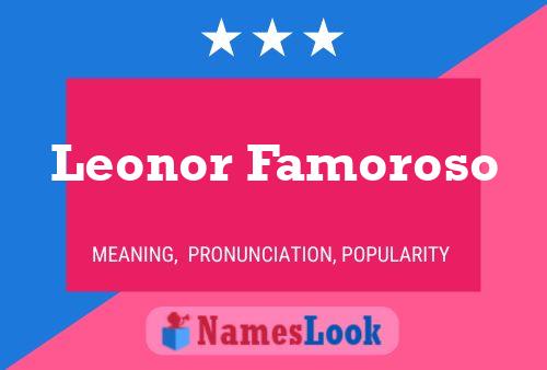 Leonor Famoroso 名字海报