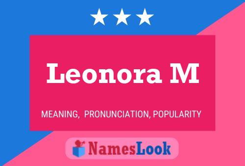 Leonora M 名字海报