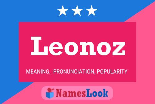 Leonoz 名字海报