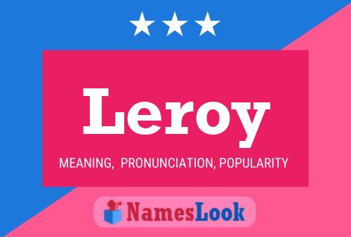 Leroy 名字海报