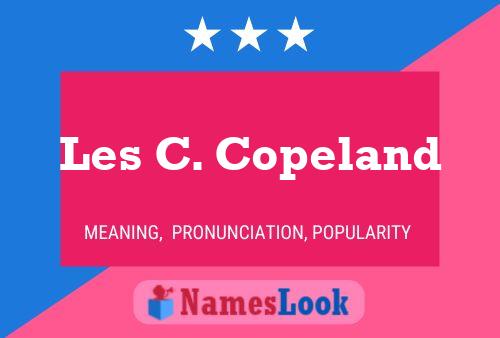 Les C. Copeland 名字海报