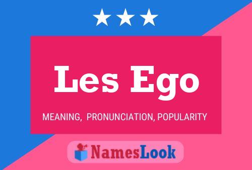 Les Ego 名字海报