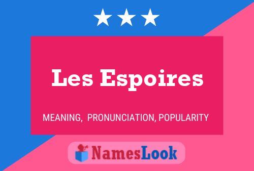 Les Espoires 名字海报