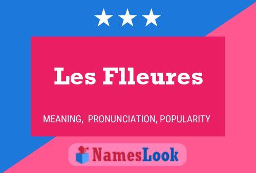 Les Flleures 名字海报