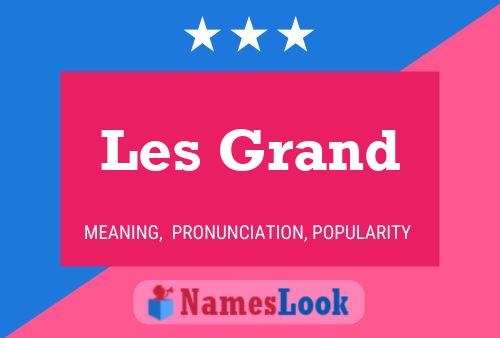 Les Grand 名字海报