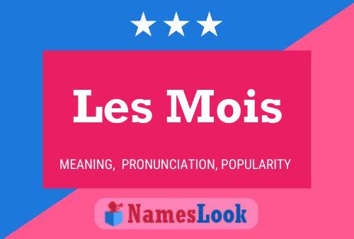 Les Mois 名字海报