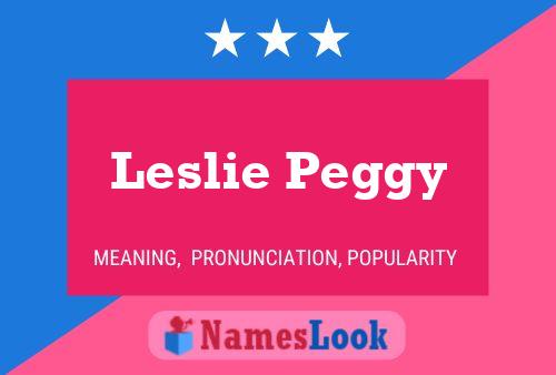 Leslie Peggy 名字海报