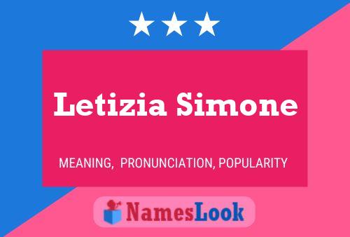 Letizia Simone 名字海报