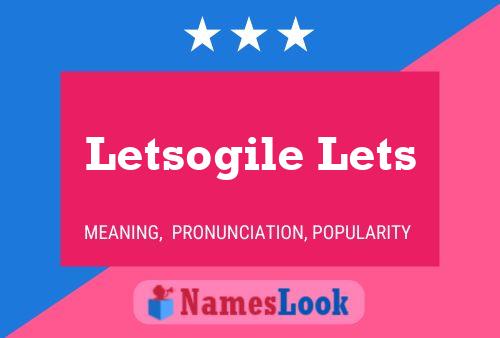 Letsogile Lets 名字海报