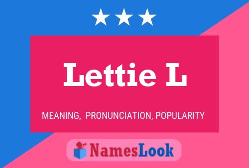 Lettie L 名字海报