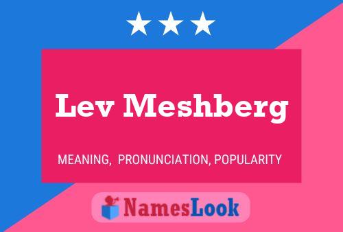 Lev Meshberg 名字海报