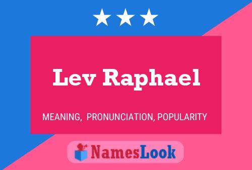 Lev Raphael 名字海报