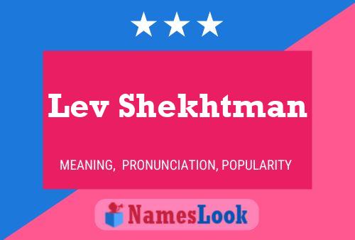 Lev Shekhtman 名字海报