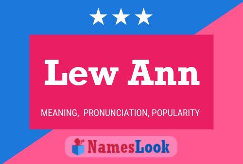 Lew Ann 名字海报