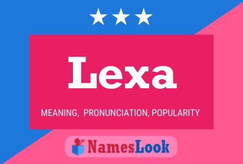 Lexa 名字海报