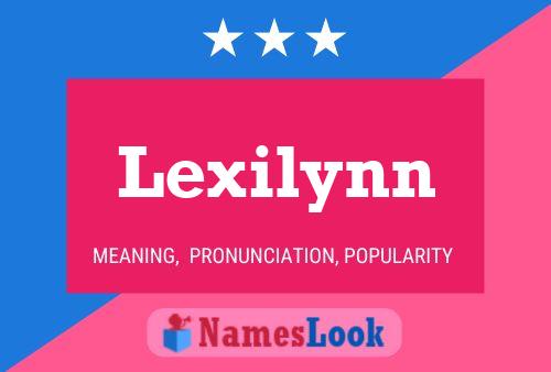 Lexilynn 名字海报