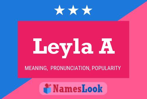 Leyla A 名字海报