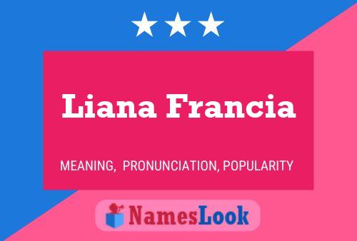 Liana Francia 名字海报