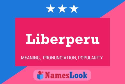 Liberperu 名字海报