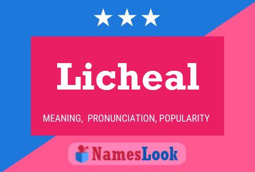 Licheal 名字海报