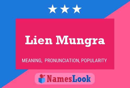 Lien Mungra 名字海报