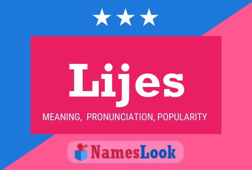 Lijes 名字海报