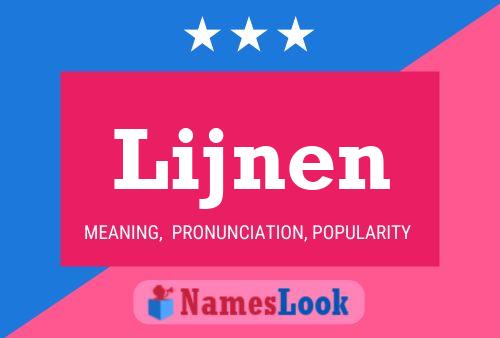 Lijnen 名字海报