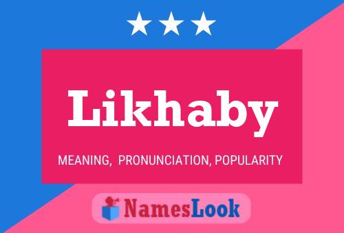 Likhaby 名字海报