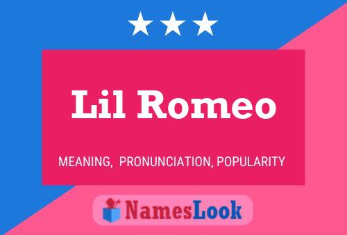 Lil Romeo 名字海报