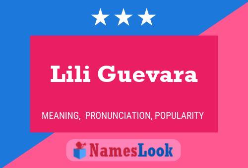 Lili Guevara 名字海报