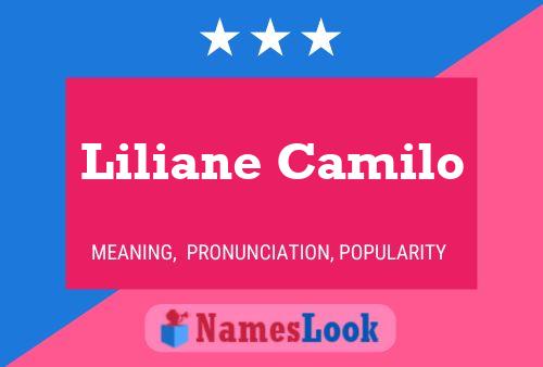 Liliane Camilo 名字海报