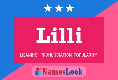 Lilli 名字海报