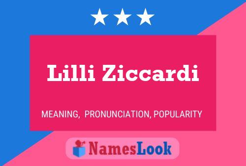 Lilli Ziccardi 名字海报