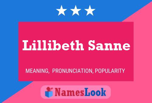 Lillibeth Sanne 名字海报