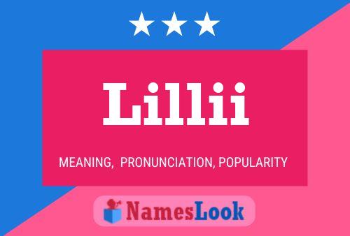 Lillii 名字海报