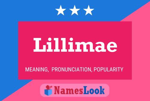 Lillimae 名字海报