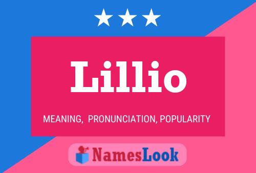 Lillio 名字海报