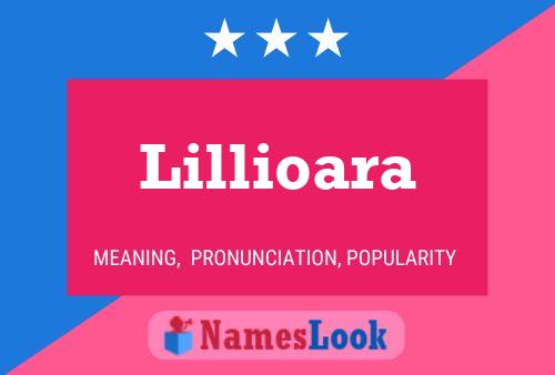 Lillioara 名字海报