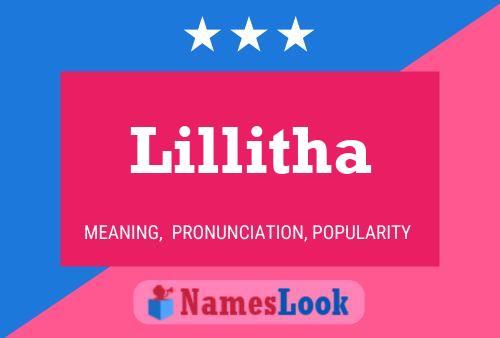 Lillitha 名字海报